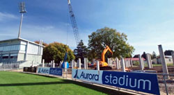 New Northern Stand - Aurora Stadium Pile Driving
