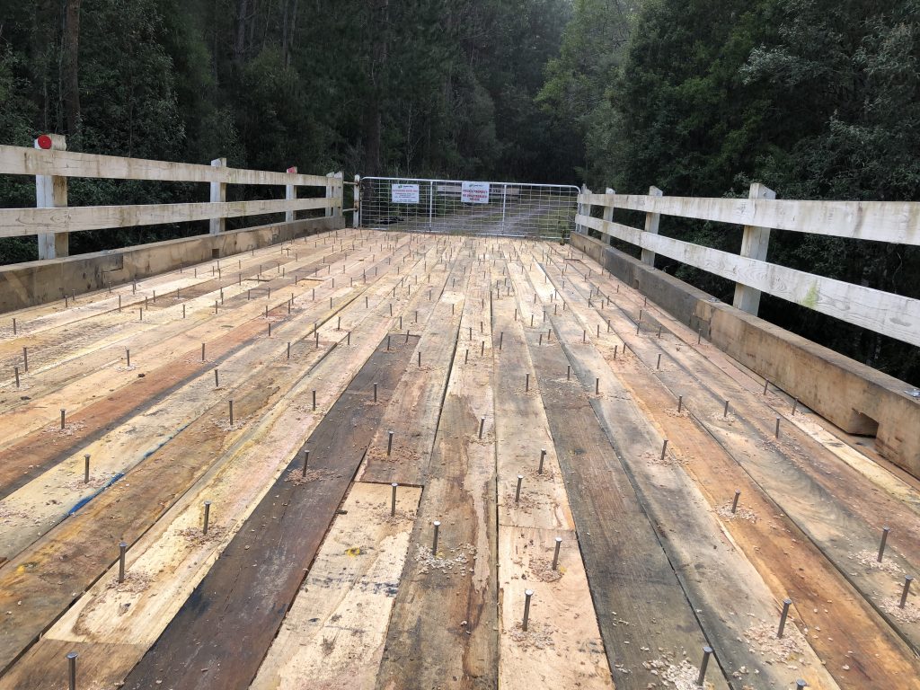 Timber Bridge Deck Replacement Tasmania by TasSpan Civil Contracting